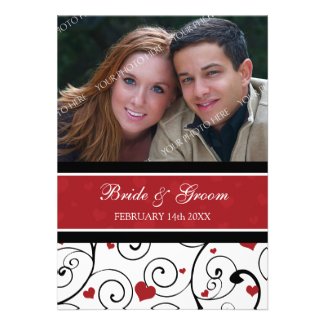 Valentine's Day Photo Wedding Invitation Cards