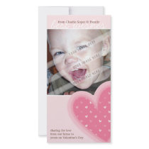 VALENTINE'S DAY PHOTOCARD :: funky hearts 5P