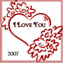 Valentines Day photo sculptures