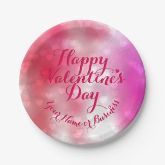 Valentine's Day Pink and Red Hearts Custom