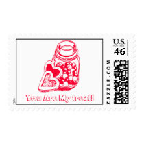 Valentine's Day postage stamps