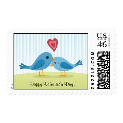 Valentines day postage stamp by mheadesign