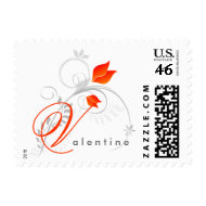Valentine's Day Postage Stamp stamp