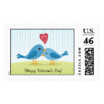 Valentines day postage stamp