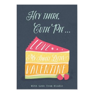 Valentine's Day Postcard 5x7 Paper Invitation Card