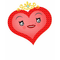 Valentine's Day Queen of Hearts T-Shirt by jamiecreates1 Valentine's Day Queen of Hearts T-Shirt