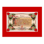 Valentine's Day Romantic Poem Postcard