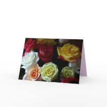 Valentines Day Roses Greeting Card