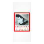 Valentine's Day Sexy Kitty Personalized Rack Card