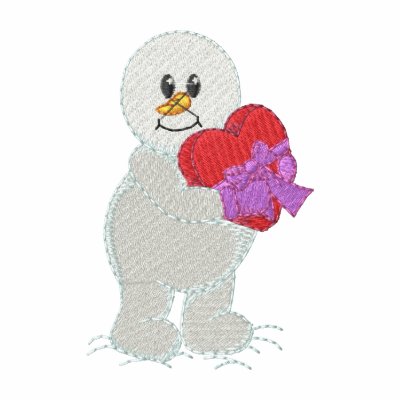 Valentines Day Snowman Valentines Day Snowman