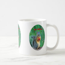 Valentine's Day Squirrel Coffee Mug