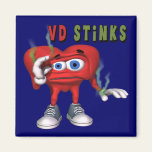 Valentines Day Stinks Fridge Magnet