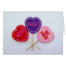 Valentine's Day Suckers Cards