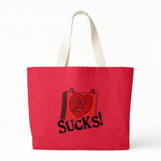 Valentine's Day Sucks bag