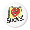 Valentine's Day Sucks magnet