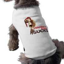 valentines day sucks sad girl pet clothing