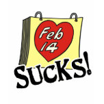 Valentine's Day Sucks t-shirts