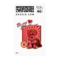 Valentine's Day Sweetheart Cute Puppy Dog postage