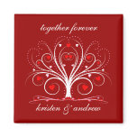 Valentine's Day Sweethearts Tree Magnet