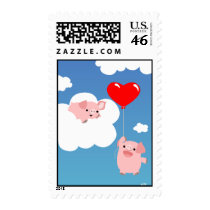 Valentine's day: The Wings of Love postage stamp