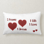 Valentines Day Throw Pillow // Cushion Lumber. pillows