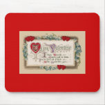 Valentine's Day Traditional Poem Hearts Mouse Pad mousepads