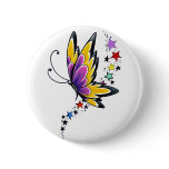 Valentine's Day Tribal Art The Uncivilized World Pinback Button