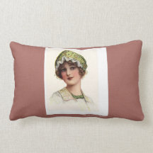 Valentine's Day Vintage Mother's Day Throw Pillow