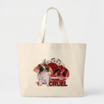 Valentines - Dont Be Cruel - Chihuahua - Gizmo Canvas Bag