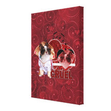 Valentines - Dont Be Cruel - Chihuahua - Gizmo Canvas Print