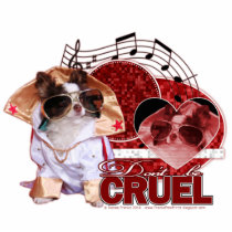Valentines - Dont Be Cruel - Chihuahua - Gizmo Photo Cut Out