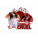 Valentines - Dont Be Cruel - Chihuahua - Gizmo Post Card