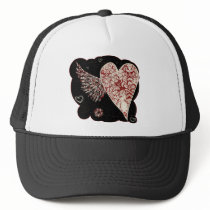 Valentines Fleur Heart hats