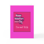 Valentine's for Son and wife cards