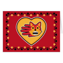 Valentine's Fox card
