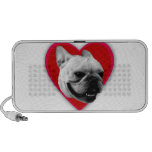 Valentine's French Bulldog PC Speakers