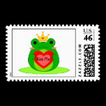 Valentines Frog Stamps stamps