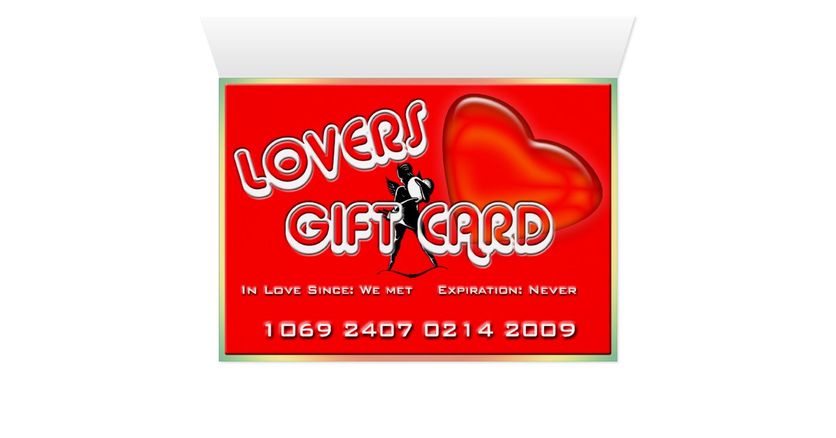 Valentines Gift Card | Zazzle