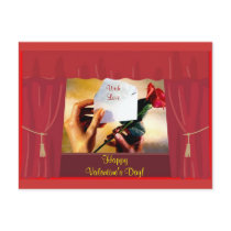 Valentine's Gift Postcard by elenaind Valentine's Gift Postcard