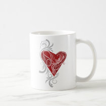 Valentines heart mugs by Olesha Valentines heart mugs