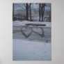Valentine's - Hearts in a snow Poster