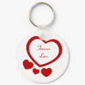Valentines Hearts Keychain