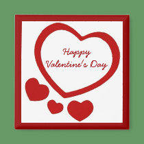 Valentine's Hearts Magnet by elenaind Valentine's Hearts Magnet