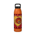 Valentine's Hedgehog bottle Reusable Water Bottle