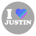 Valentine's "I Heart (name)" Cute Love Sticker