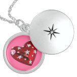 Valentine's Jeweled Heart  Locket