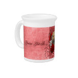 Valentines - Key to My Heart - Afghan Drink Pitcher