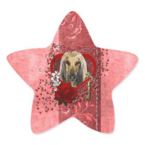 Valentines - Key to My Heart - Afghan Sticker