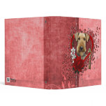 Valentines - Key to My Heart - Airedale Binder