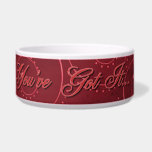 Valentines - Key to My Heart - Australian Shepherd Dog Bowls